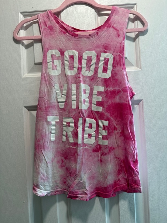 Spiritual Gangster Tops - Spiritual Gangster Good Vibe Tribe Pink Tank Sz XS